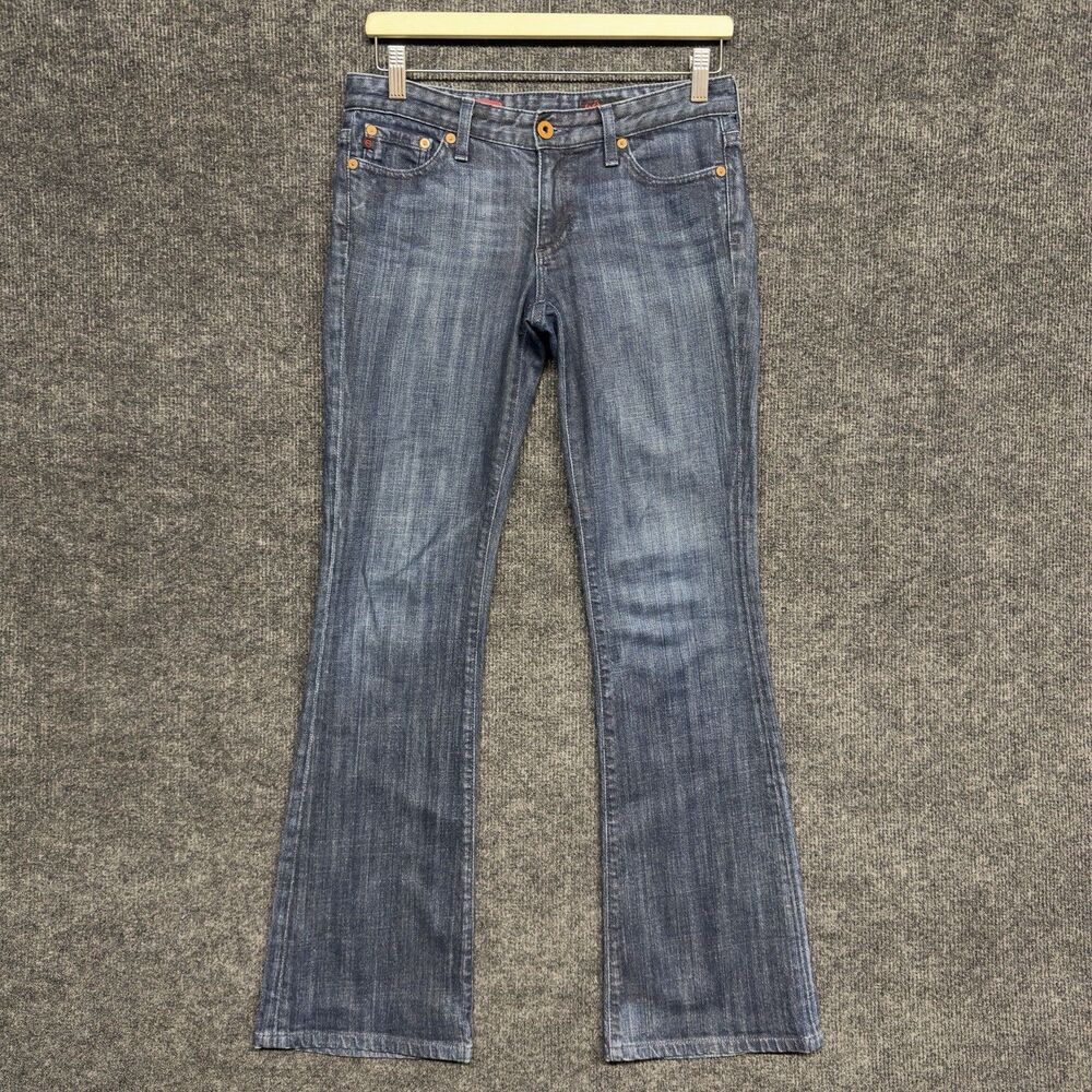 AG Adriano Goldschmied The Club Women's Low Rise Blue Denim Jeans Y2K Size 27R